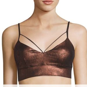 spotlight bra - copper metallic